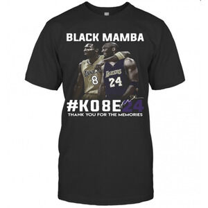Black Mamba Ko8E24 Thank You For The Memories T-Shirt